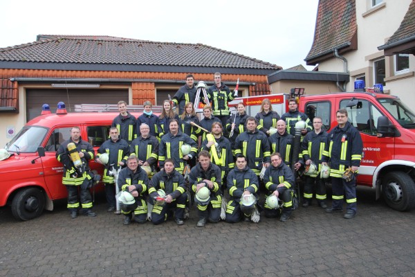 Gruppenbild aktive Feuerwehr Sulzheim